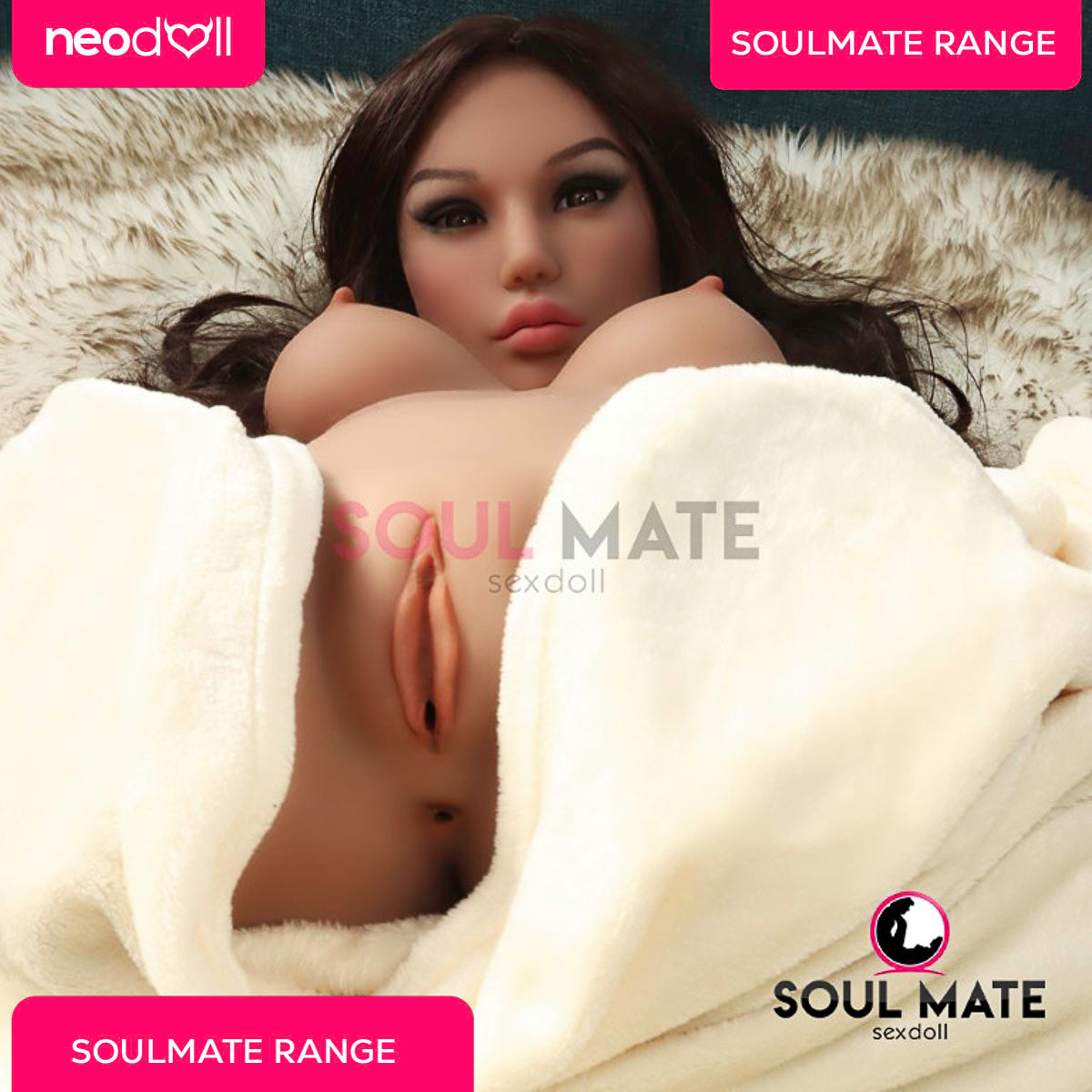 SoulMate Dolls - Arabella Head With Sex Doll Torso - Light Brown