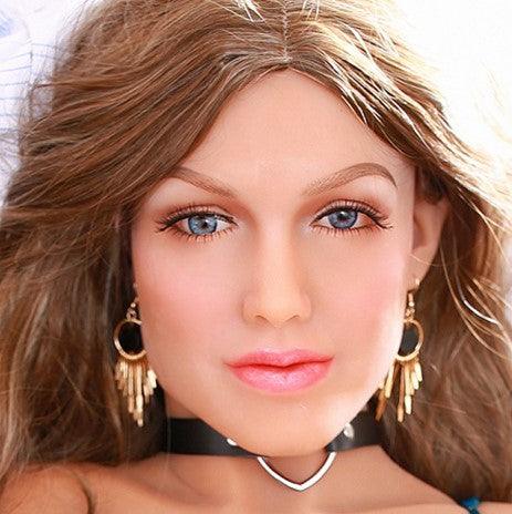 Neodoll Girlfriend Anastasia - Sex Doll Head - M16 Compatible - Tan - Lucidtoys