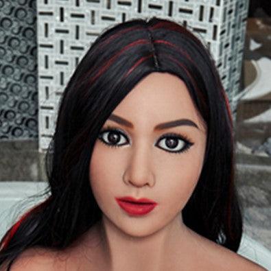 Neodoll Racy Jennifer Head - Sex Doll Head - M16 Compatible – Brown - Lucidtoys