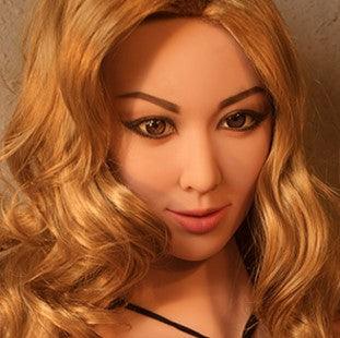 Neodoll Racy Sandra Head - Sex Doll Head - M16 Compatible – Brown - Lucidtoys