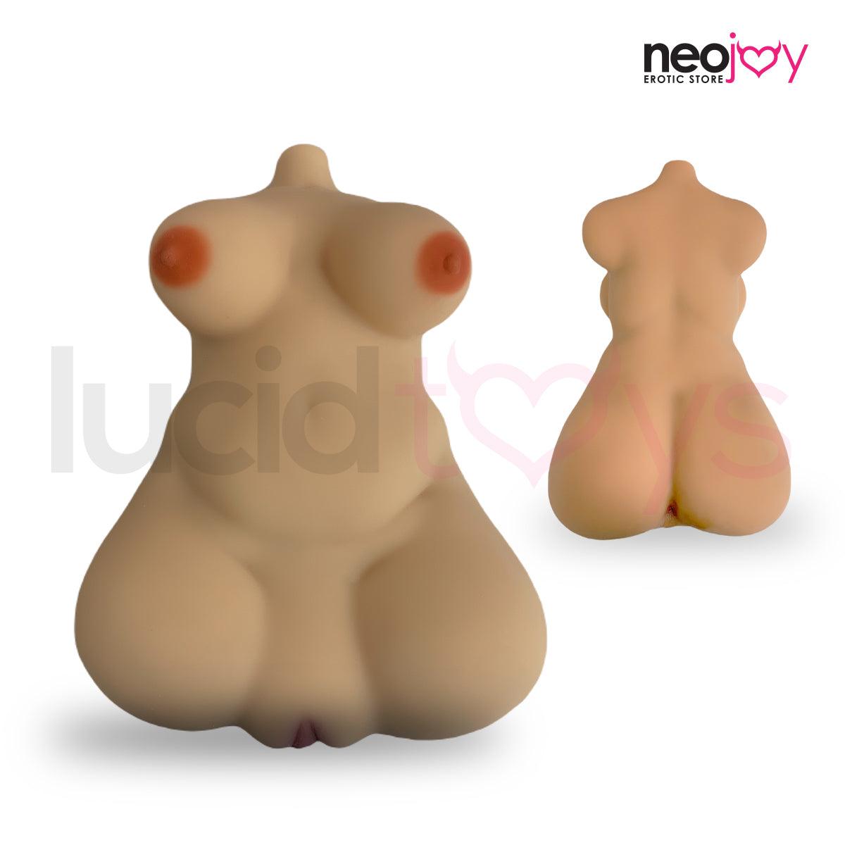 Climax - S-Mini Torso - White - 52.07 cm - 5.44 KG (12 LBS) - Lucidtoys