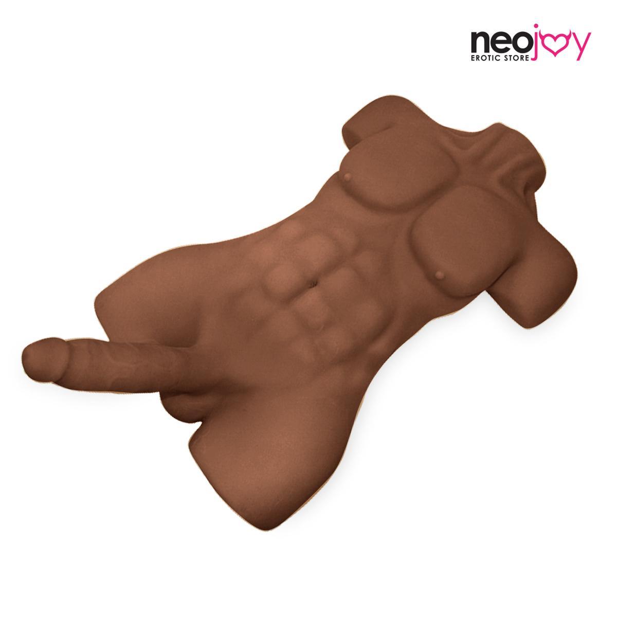 Neojoy Realistic Dildo Male Torso Sex Doll TPE - 11.8KG - Lucidtoys