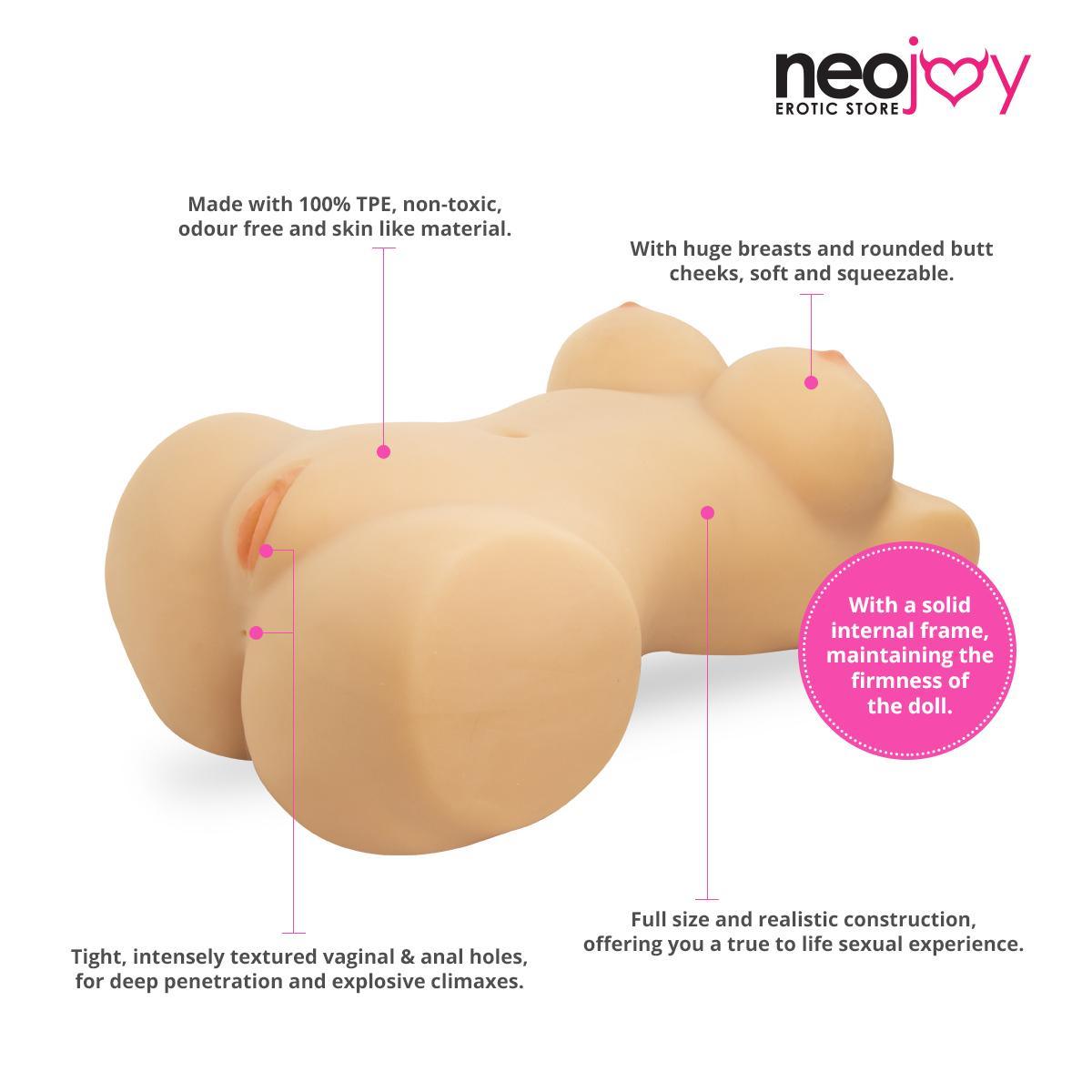 Neojoy Flesh Lady Sex Doll Torso - 18.5kg - Lucidtoys