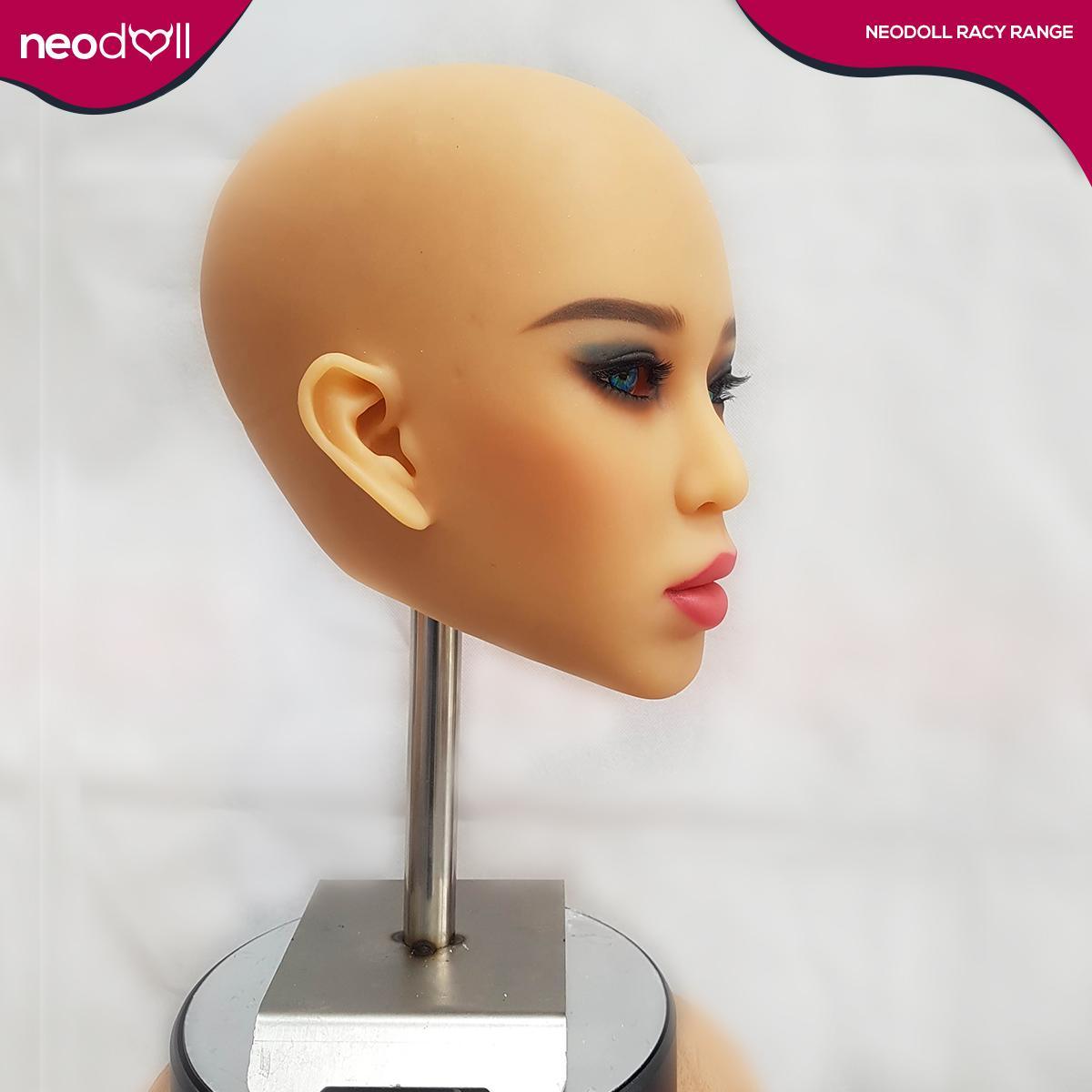 Neodoll Racy Akisha Head - Sex Doll Head - M16 Compatible – Tan - Lucidtoys