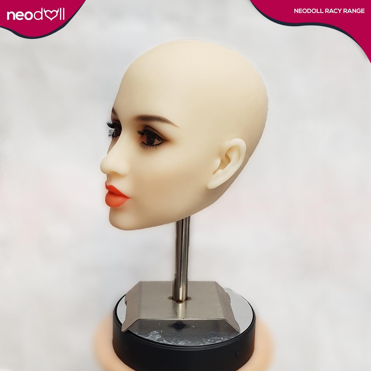 Neodoll Racy Suzie Head - Sex Doll Head - M16 Compatible – White - Lucidtoys