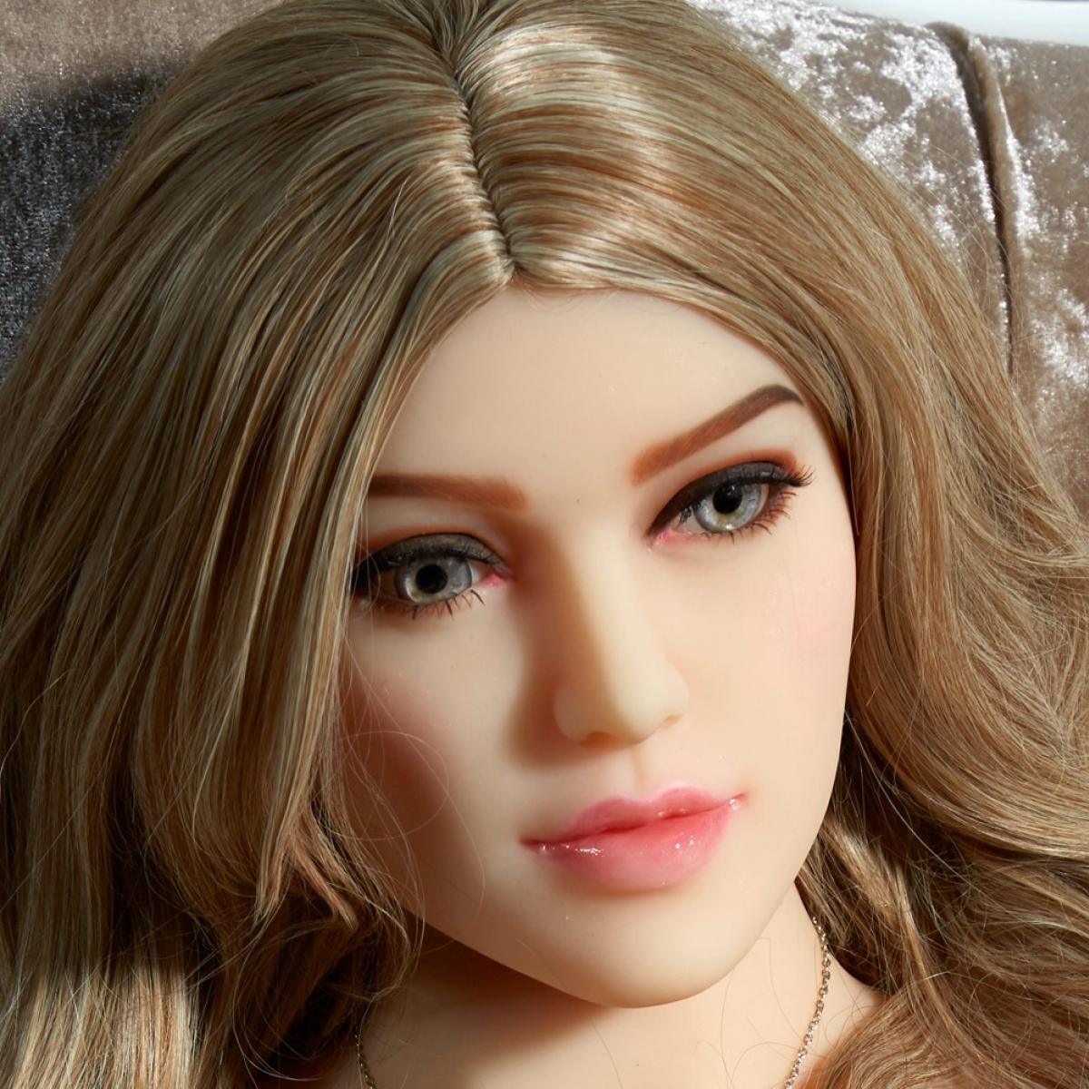 Allure Lilia Head - Sex Doll Head - M16 Compatible - Tan - Lucidtoys