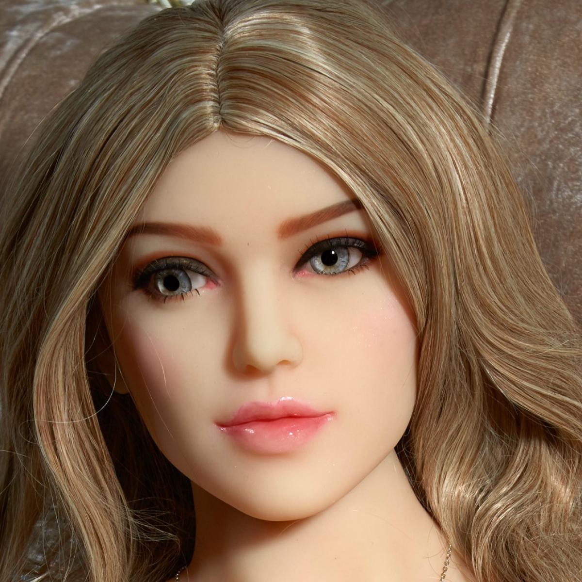 Allure Lilia Head - Sex Doll Head - M16 Compatible - Tan - Lucidtoys