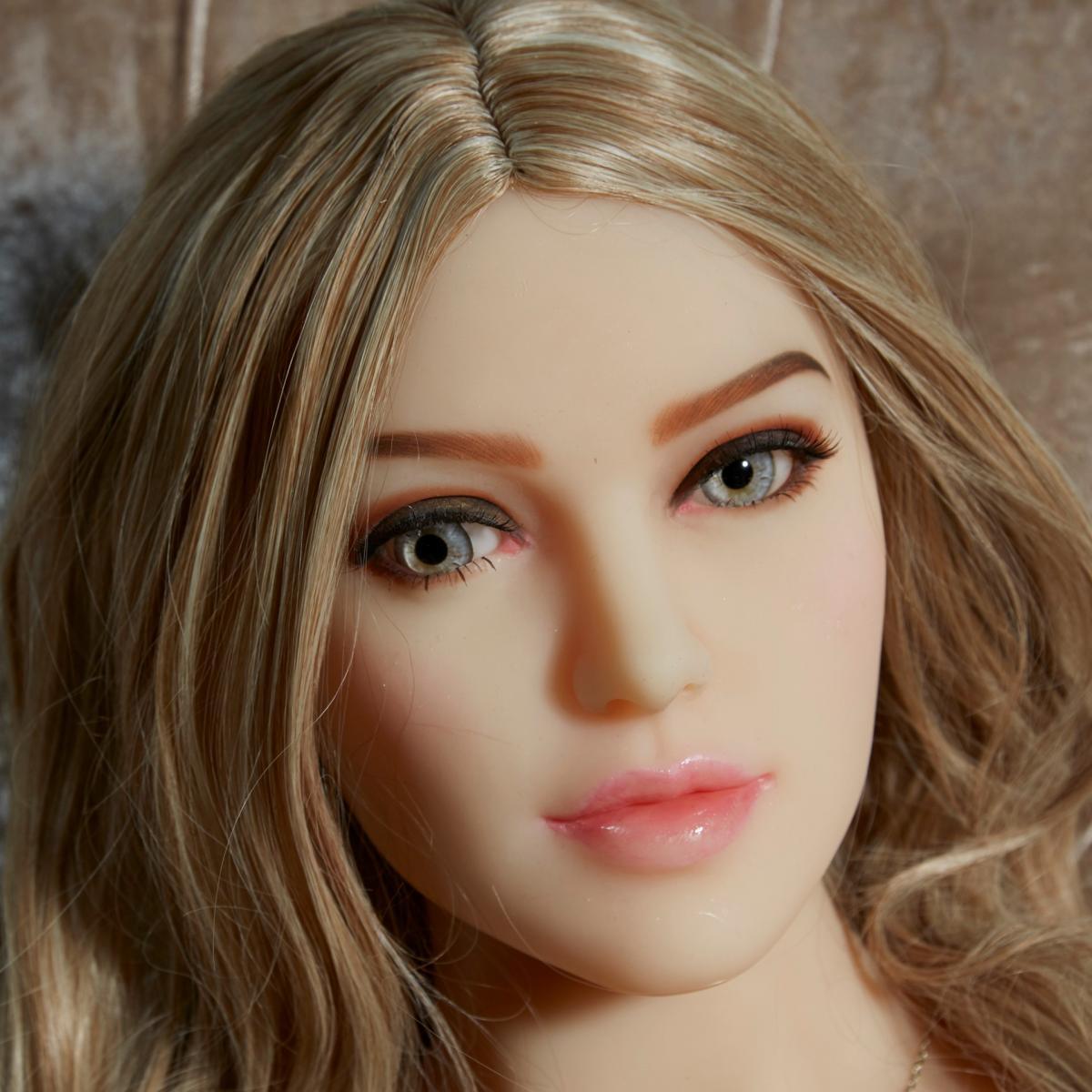 Allure Lilia Head - Sex Doll Head - M16 Compatible - Tan - Lucidtoys