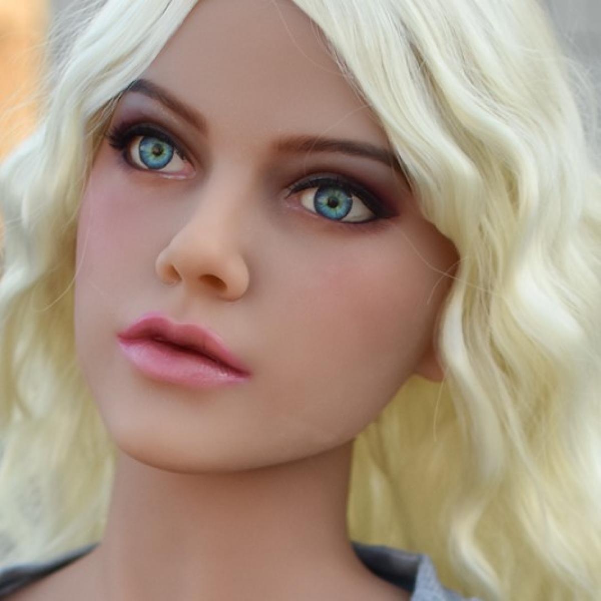 Allure Delaney Head - Sex Doll Head - M16 Compatible - Tan - Lucidtoys