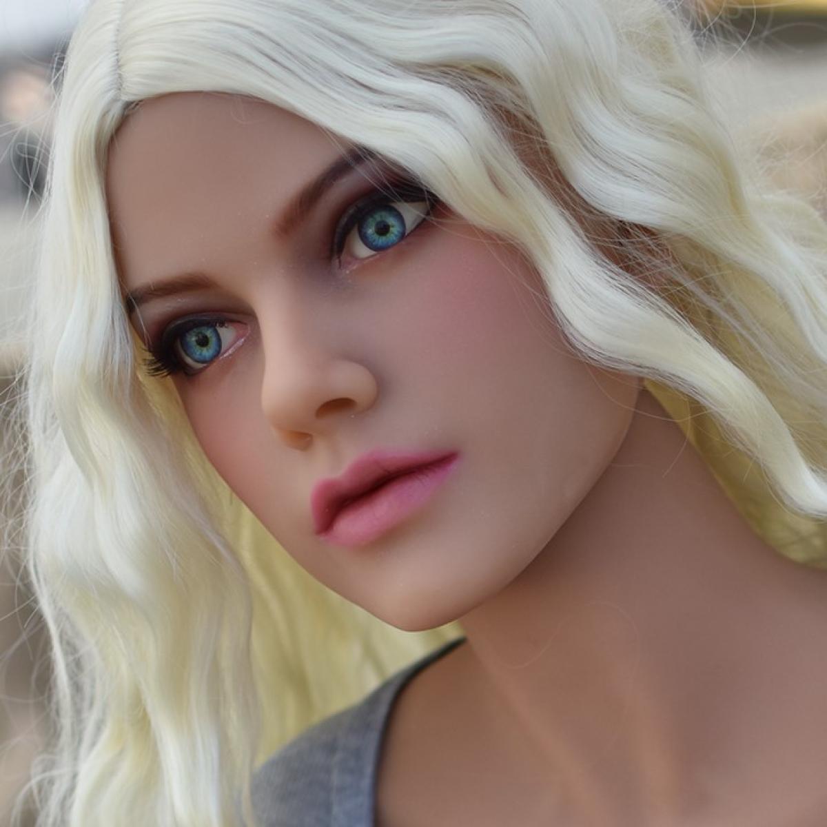 Allure Delaney Head - Sex Doll Head - M16 Compatible - Tan - Lucidtoys