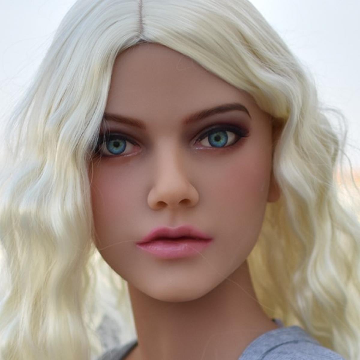 Allure Delaney Head - Sex Doll Head - M16 Compatible - Tan - Lucidtoys