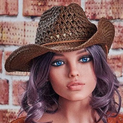 Neodoll Racy Doria Head - Sex Doll Head - M16 Compatible – Brown - Lucidtoys