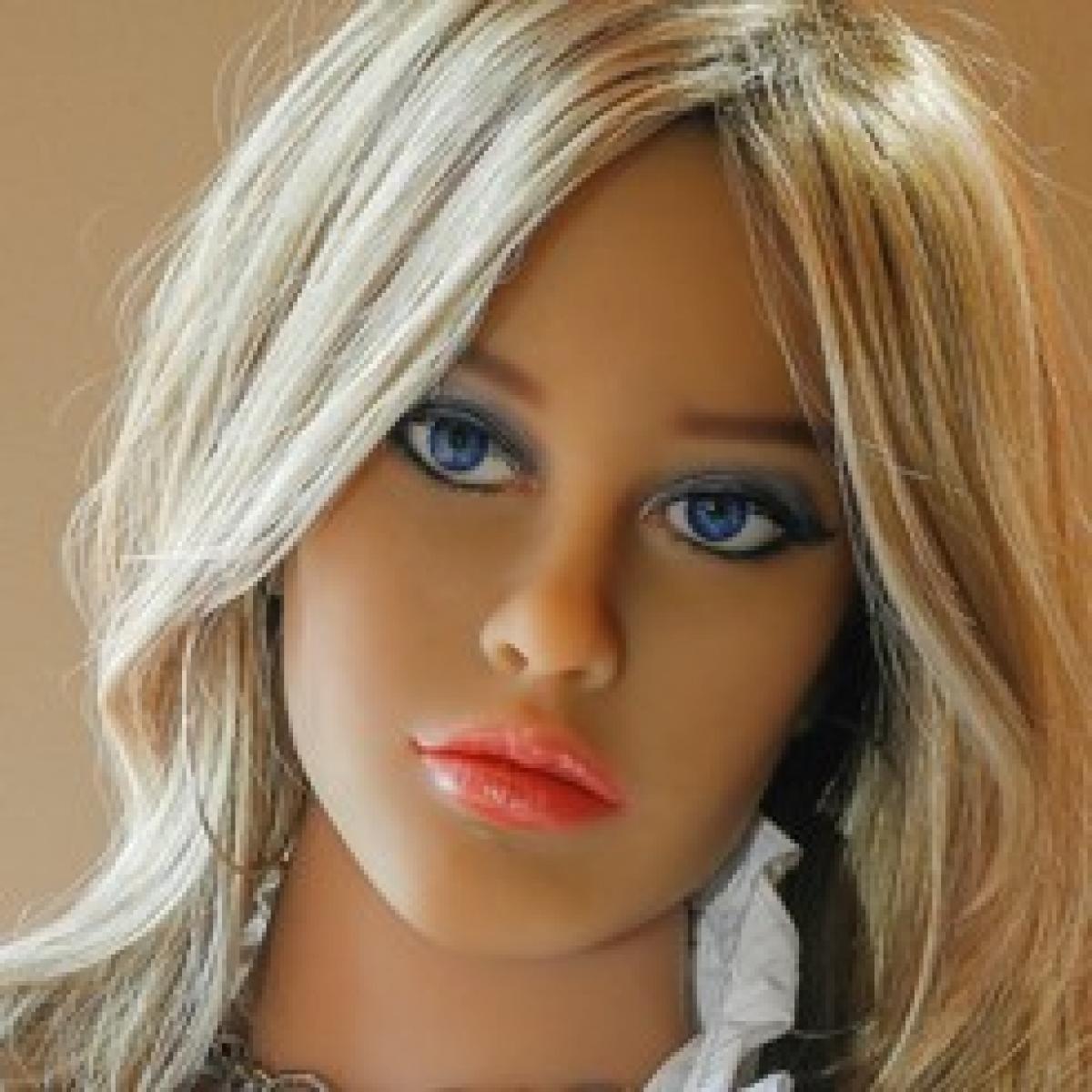 Neodoll Sweet Heart Chelsea - Sex Doll Head - M16 Compatible - Tan - Lucidtoys