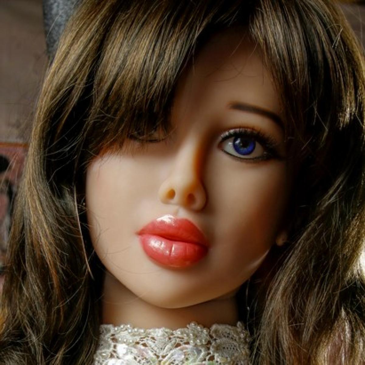 Neodoll Sweet Heart Elena - Sex Doll Head - M16 Compatible - Tan - Lucidtoys