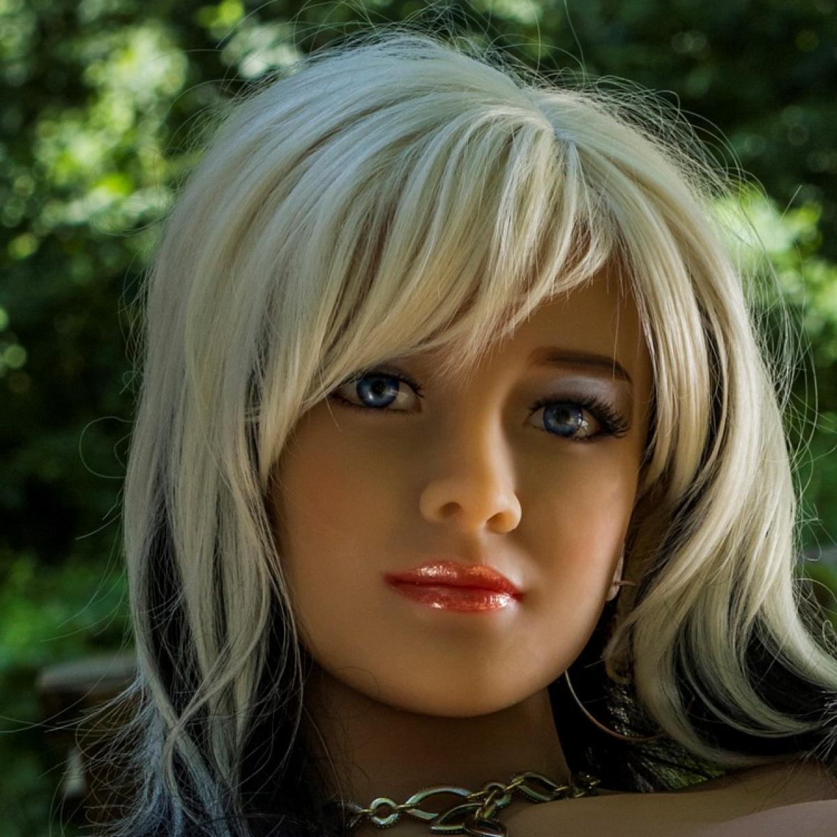 Neodoll Sweet Heart Louise - Sex Doll Head - M16 Compatible - Tan - Lucidtoys