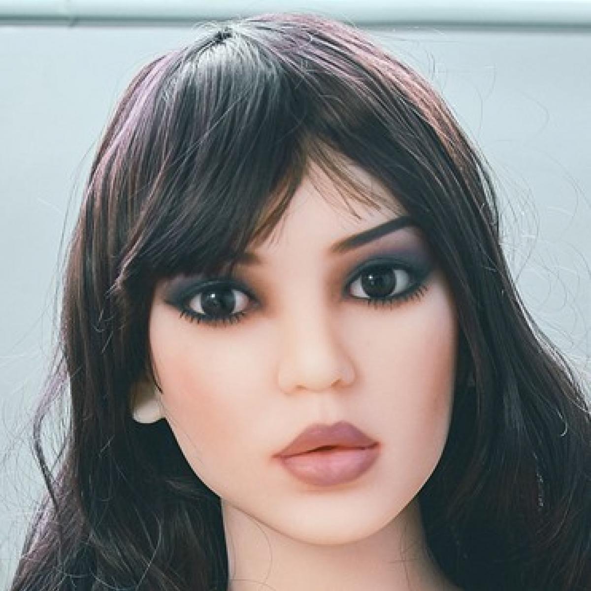 Neodoll Racy - Akisha - Sex Doll Head - M16 Compatible - White - Lucidtoys