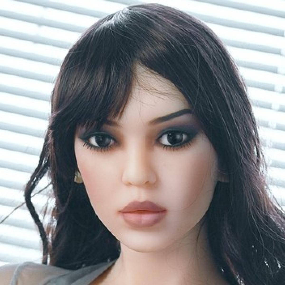 Neodoll Racy - Akisha - Sex Doll Head - M16 Compatible - White - Lucidtoys