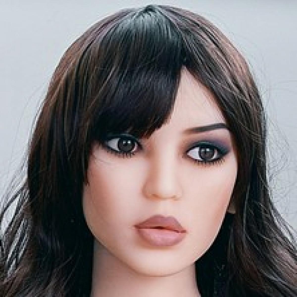 Neodoll Racy - Akisha - Sex Doll Head - M16 Compatible - White - Lucidtoys