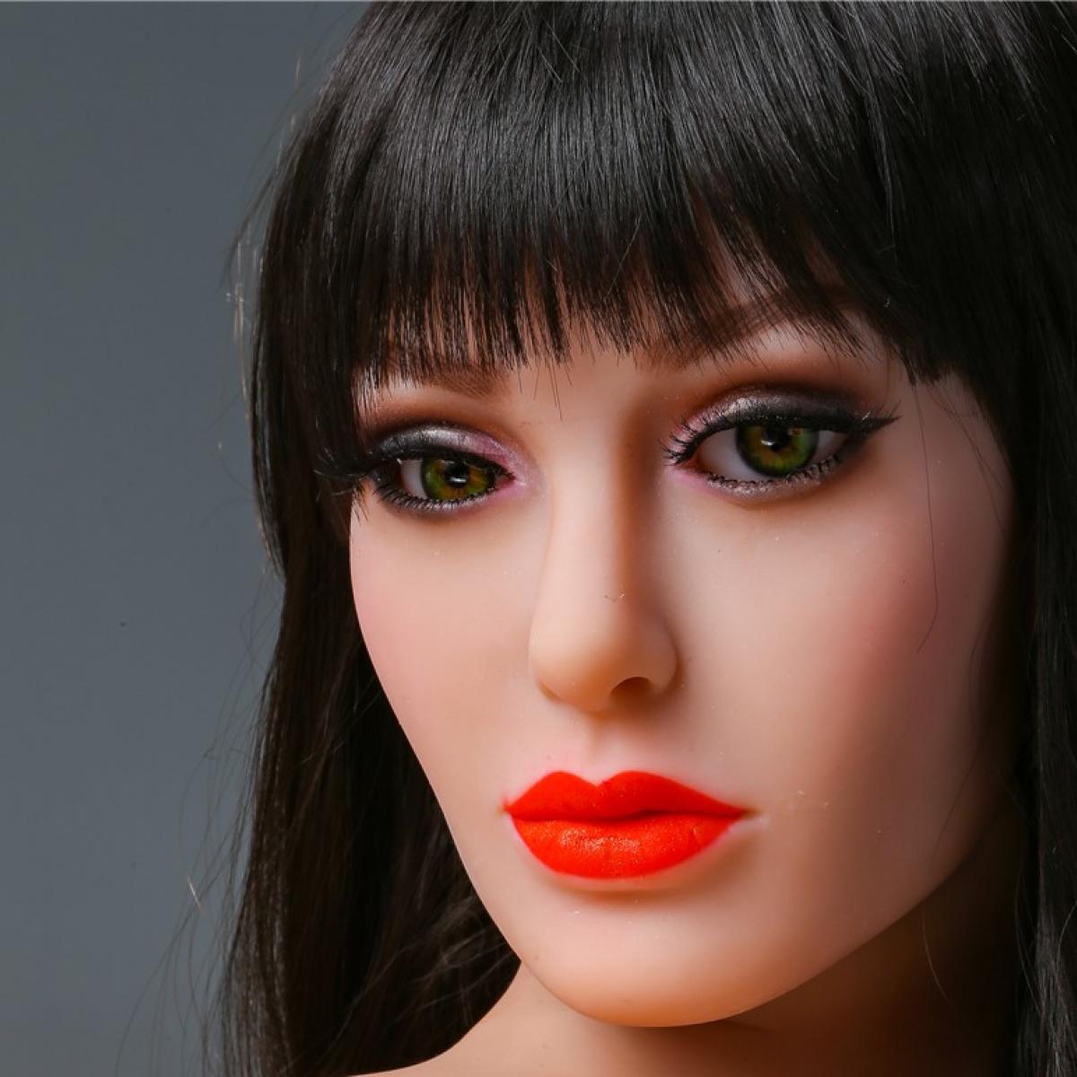 Neodoll Racy Mia - Sex Doll Head - M16 Compatible - Brown - Lucidtoys