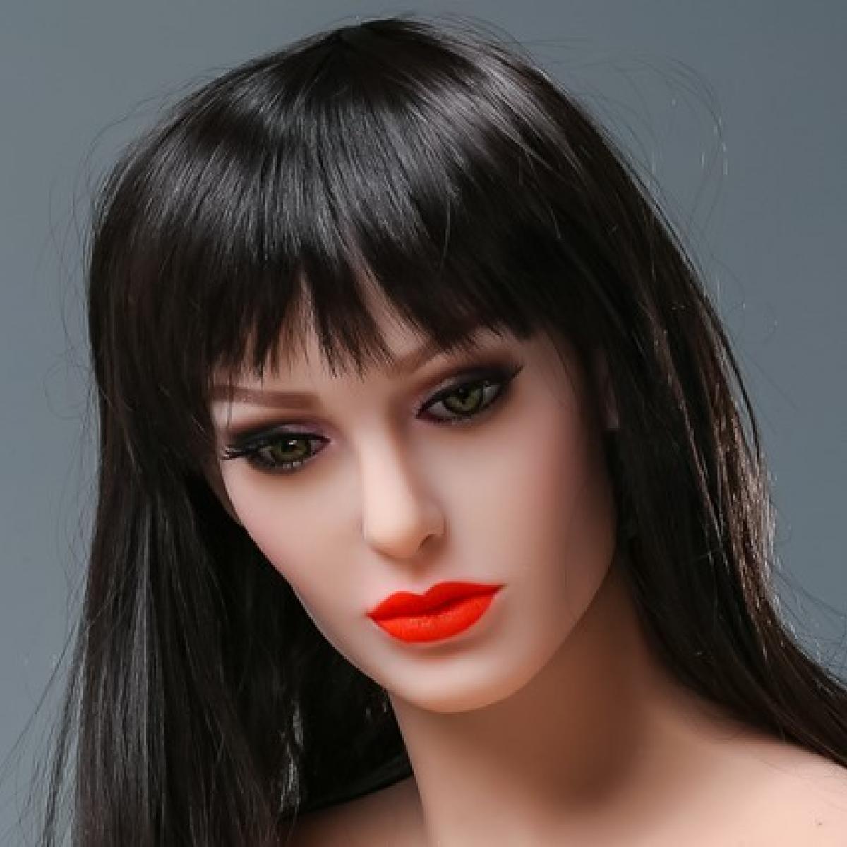 Neodoll Racy Mia - Sex Doll Head - M16 Compatible - Brown - Lucidtoys