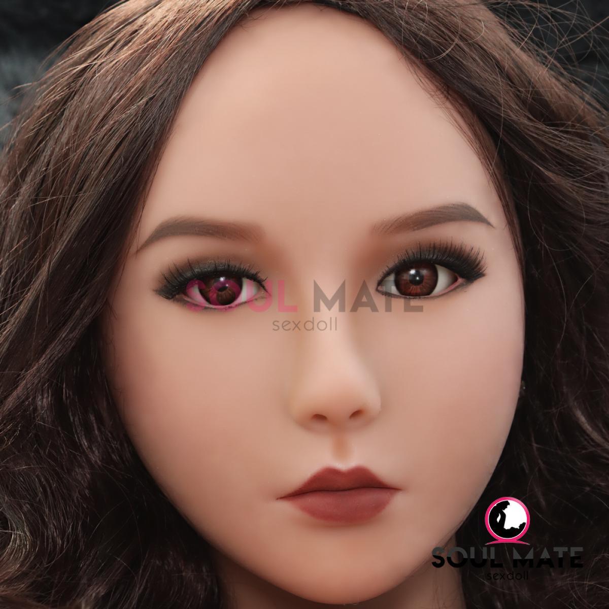 SoulMate Dolls - Emersyn Head - Sex Doll Heads - Light Brown - Lucidtoys