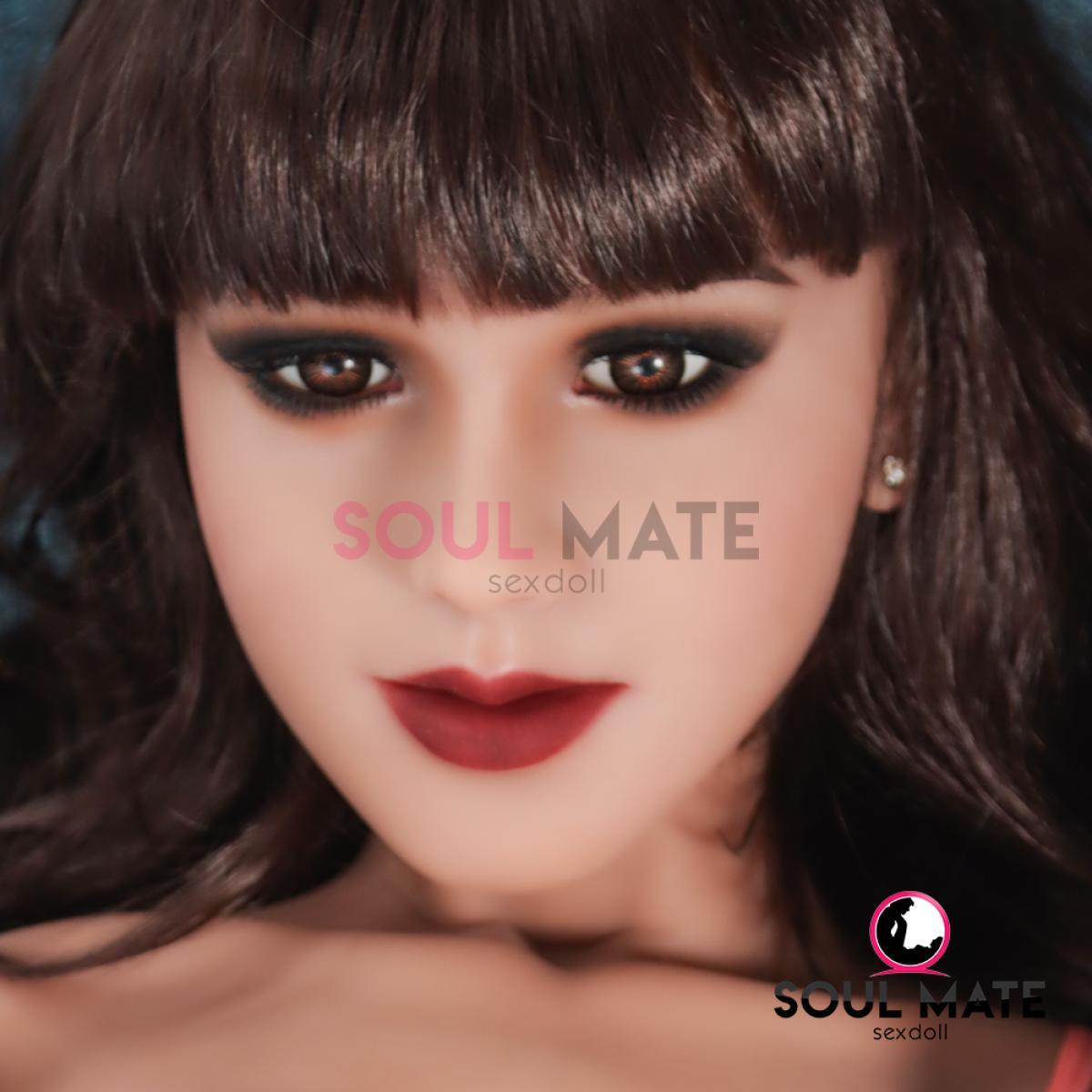 SoulMate Dolls - Alyssa Head - Sex Doll Heads - Light Brown - Lucidtoys