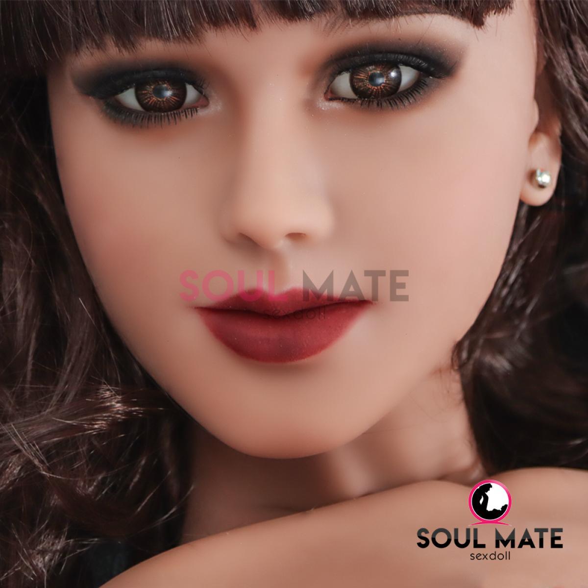 SoulMate Dolls - Alyssa Head - Sex Doll Heads - Light Brown - Lucidtoys