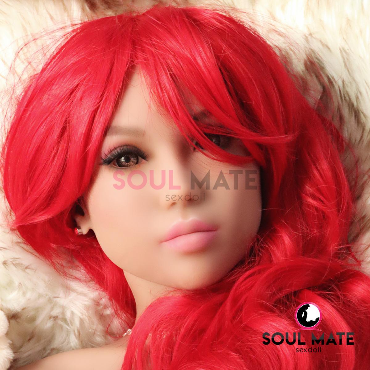 SoulMate Dolls - Lauren Head - Sex Doll Heads - Light Brown - Lucidtoys