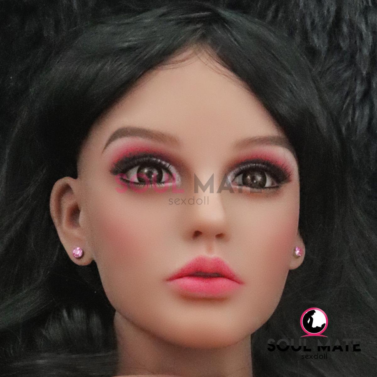 SoulMate Dolls - Teagan Head - Sex Doll Heads - Light Brown - Lucidtoys