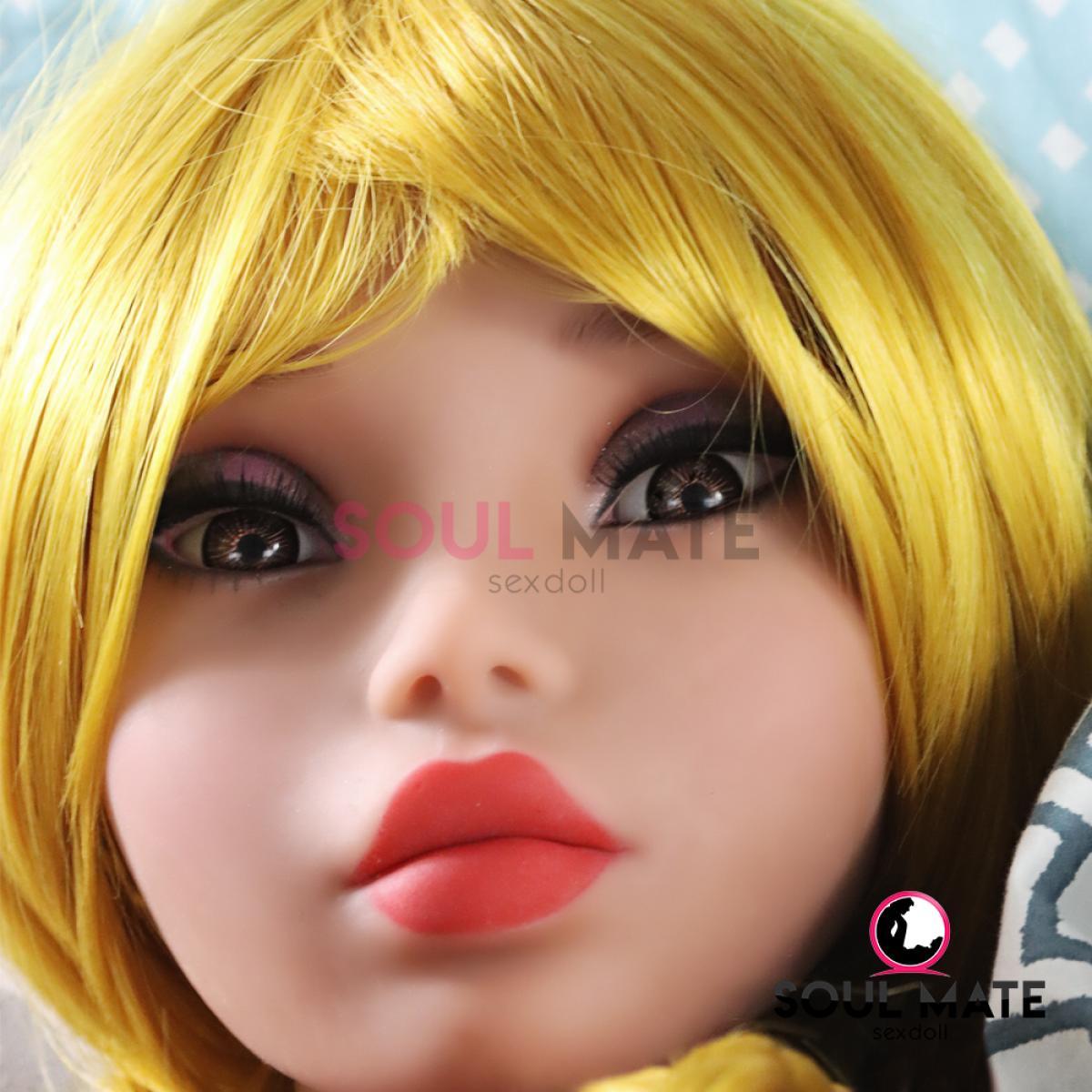 SoulMate Dolls - Eden Head - Sex Doll Heads - Light Brown - Lucidtoys