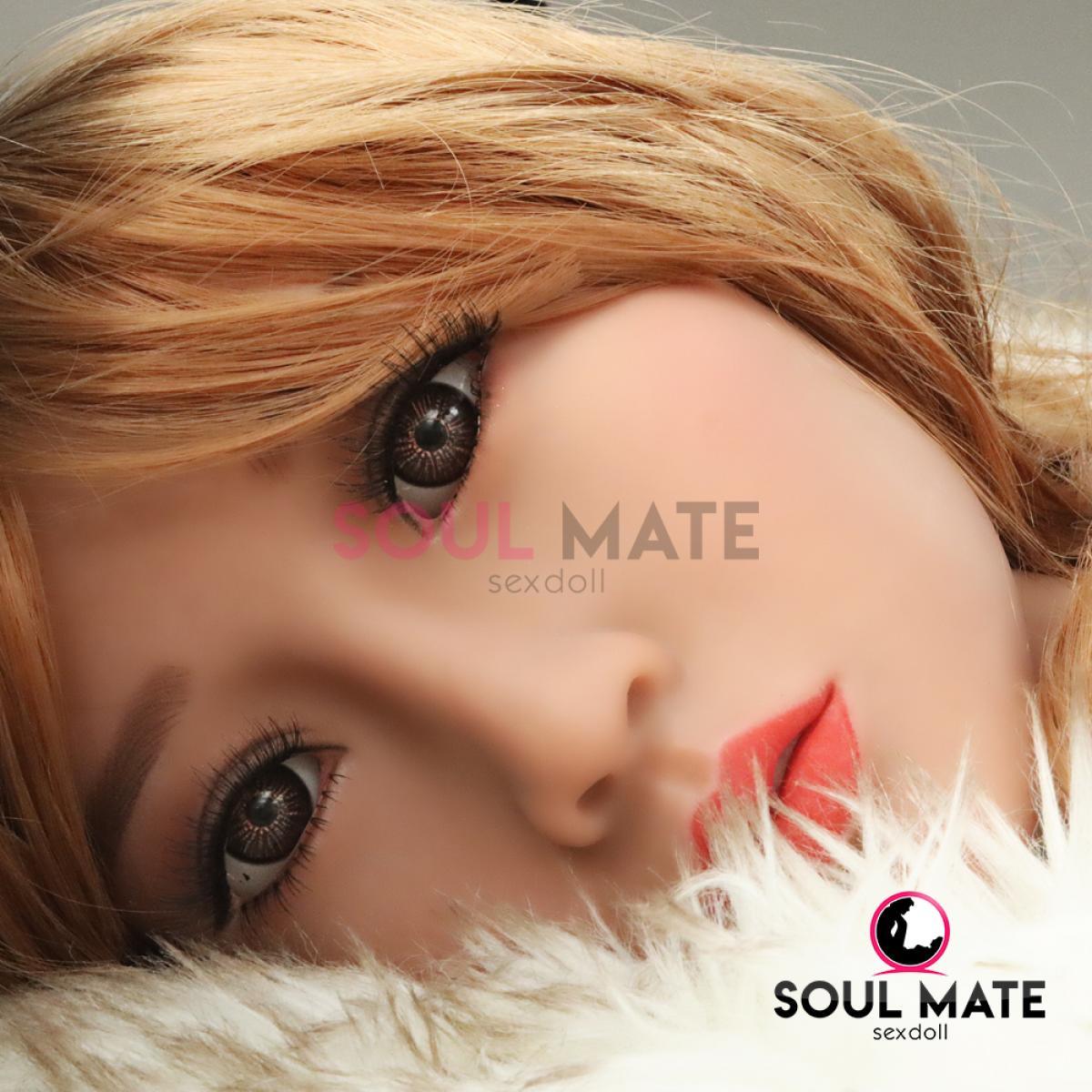 SoulMate Dolls - Josie Head - Sex Doll Heads - Light Brown - Lucidtoys