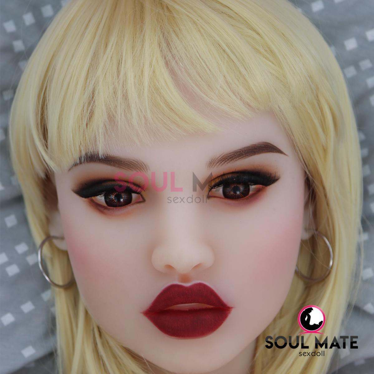 SoulMate Dolls - Sienna Head - Sex Doll Heads - White - Lucidtoys