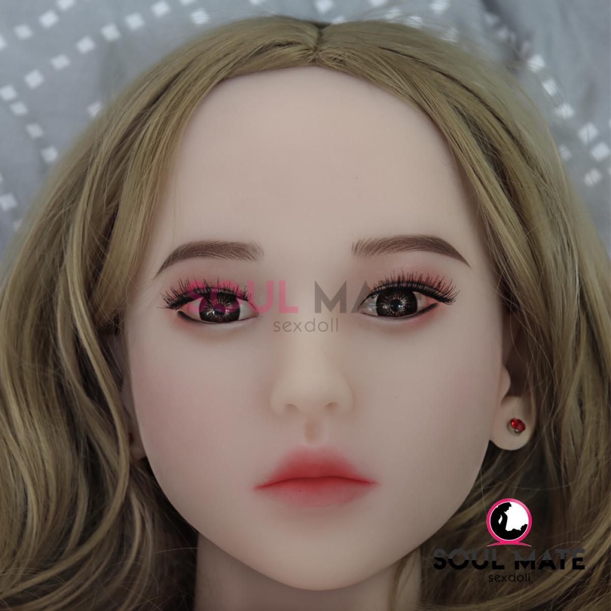 SoulMate Dolls - Callie Head - Sex Doll Heads - White - Lucidtoys