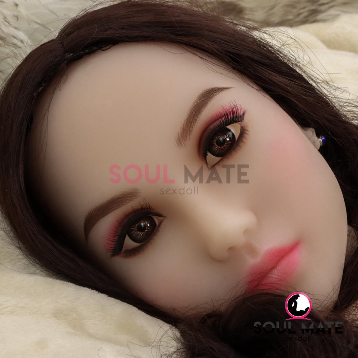 Soulmate Dolls - Lauren Head With Sex Doll Torso - White - Lucidtoys