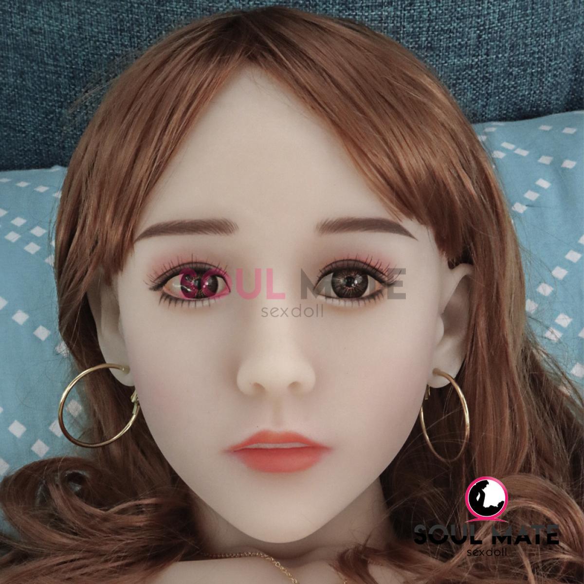 SoulMate Dolls - Lilly Head - Sex Doll Heads - White - Lucidtoys