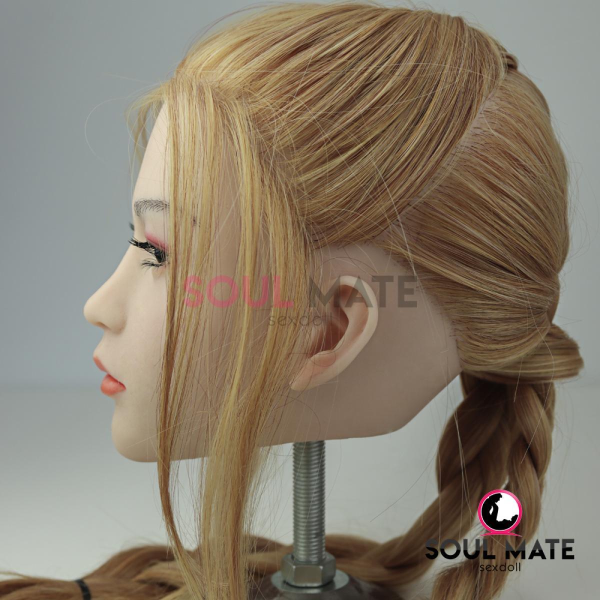 SoulMate Dolls - Silicone Daniela Head - Sex Doll Heads - White - Lucidtoys