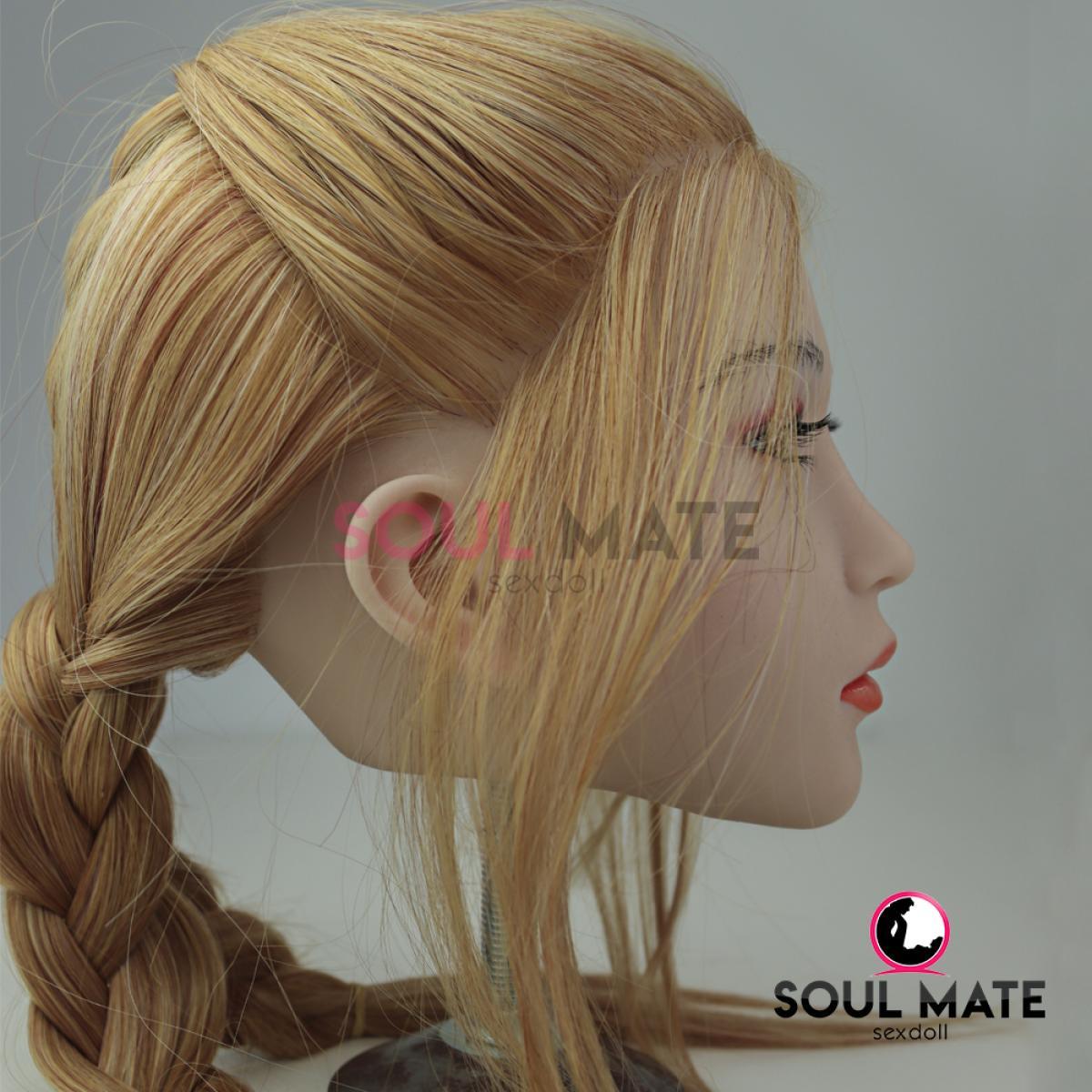 SoulMate Dolls - Silicone Daniela Head - Sex Doll Heads - White - Lucidtoys