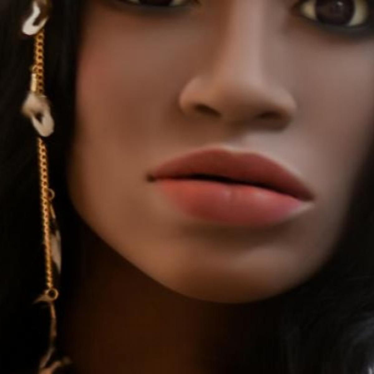 Neodoll Racy - Nuru - Sex Doll Head - M16 Compatible - Black - Lucidtoys