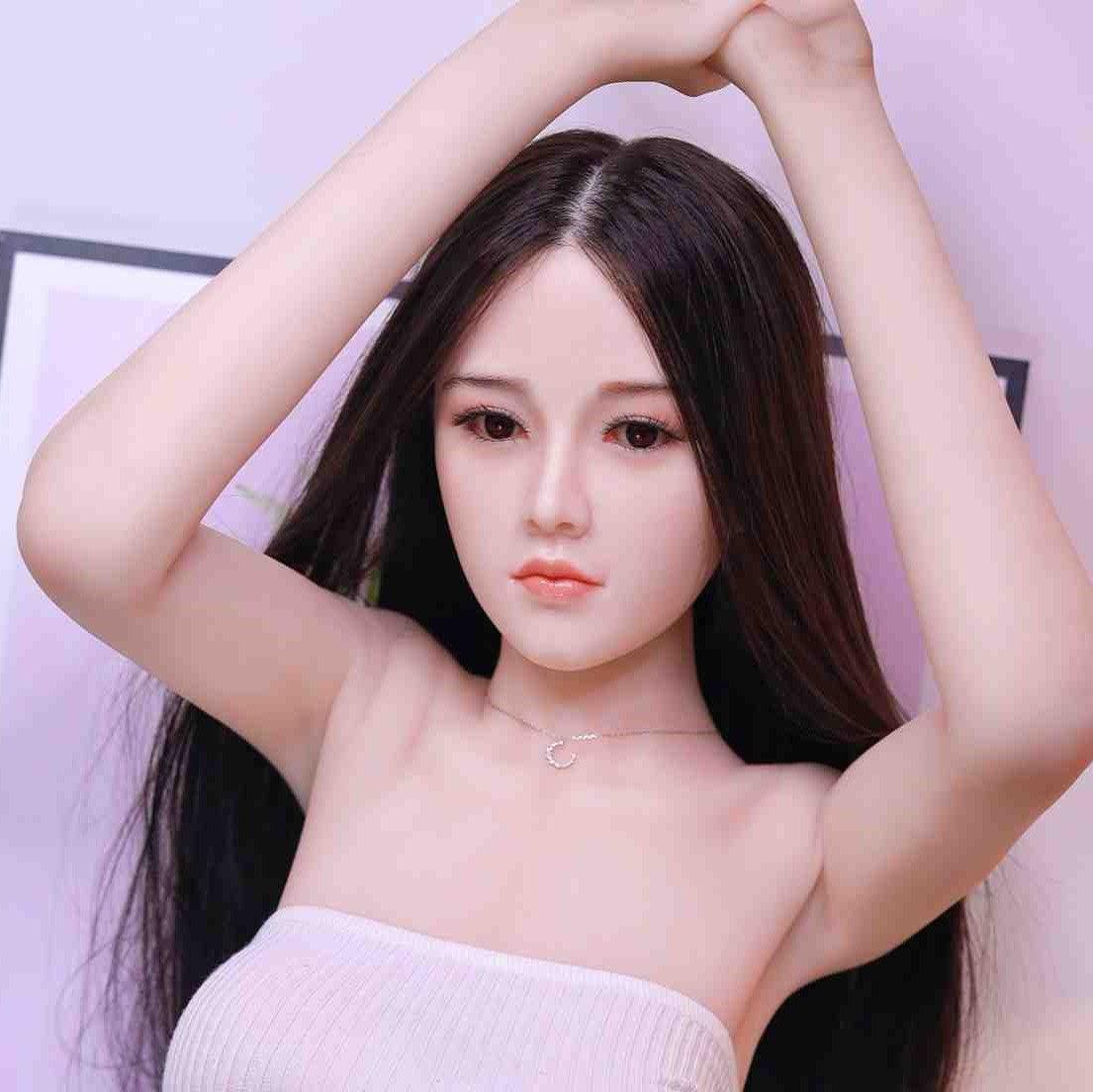 Neodoll Sugar Babe - Kenzie - Silicone Sex Doll Head - Implanted Hair - Silicone Colour - Lucidtoys