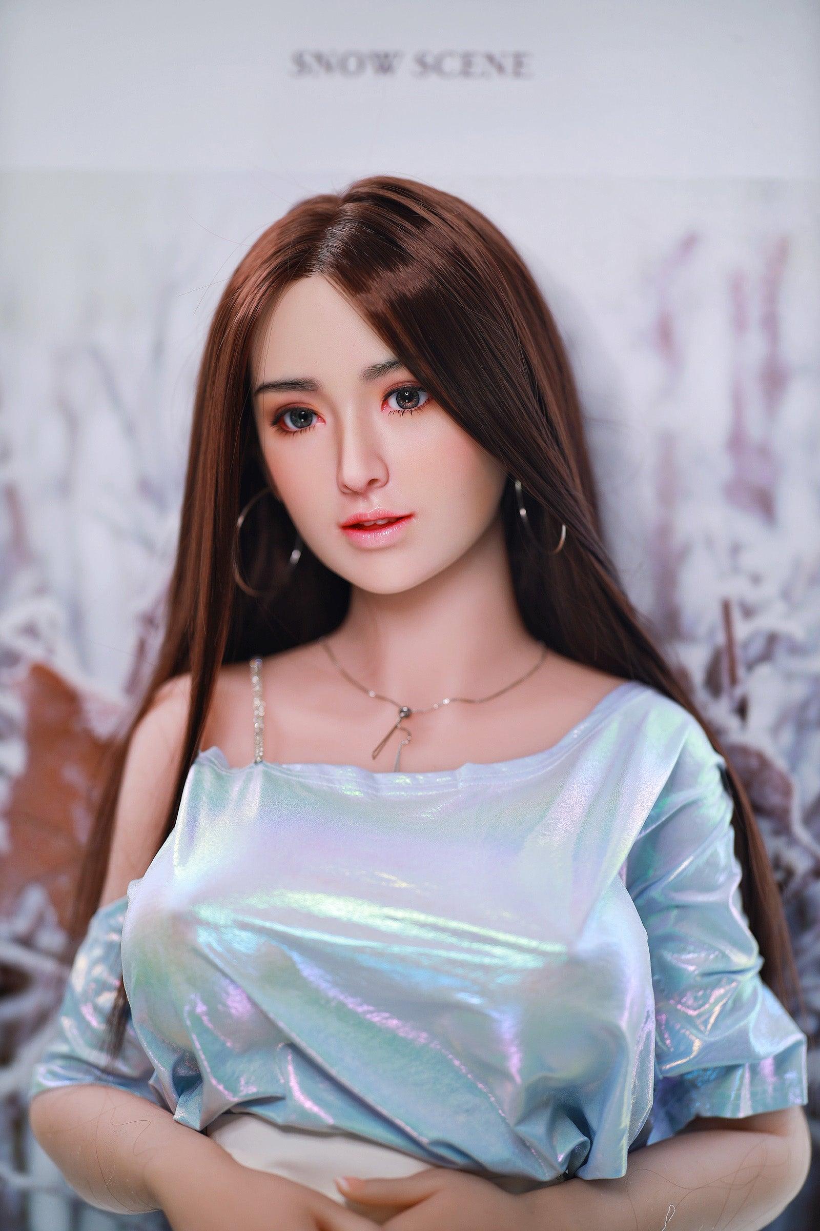 Neodoll Sugar Babe - Evelynn - Silicone Sex Doll Head - Implanted Hair - Silicone Colour - Lucidtoys