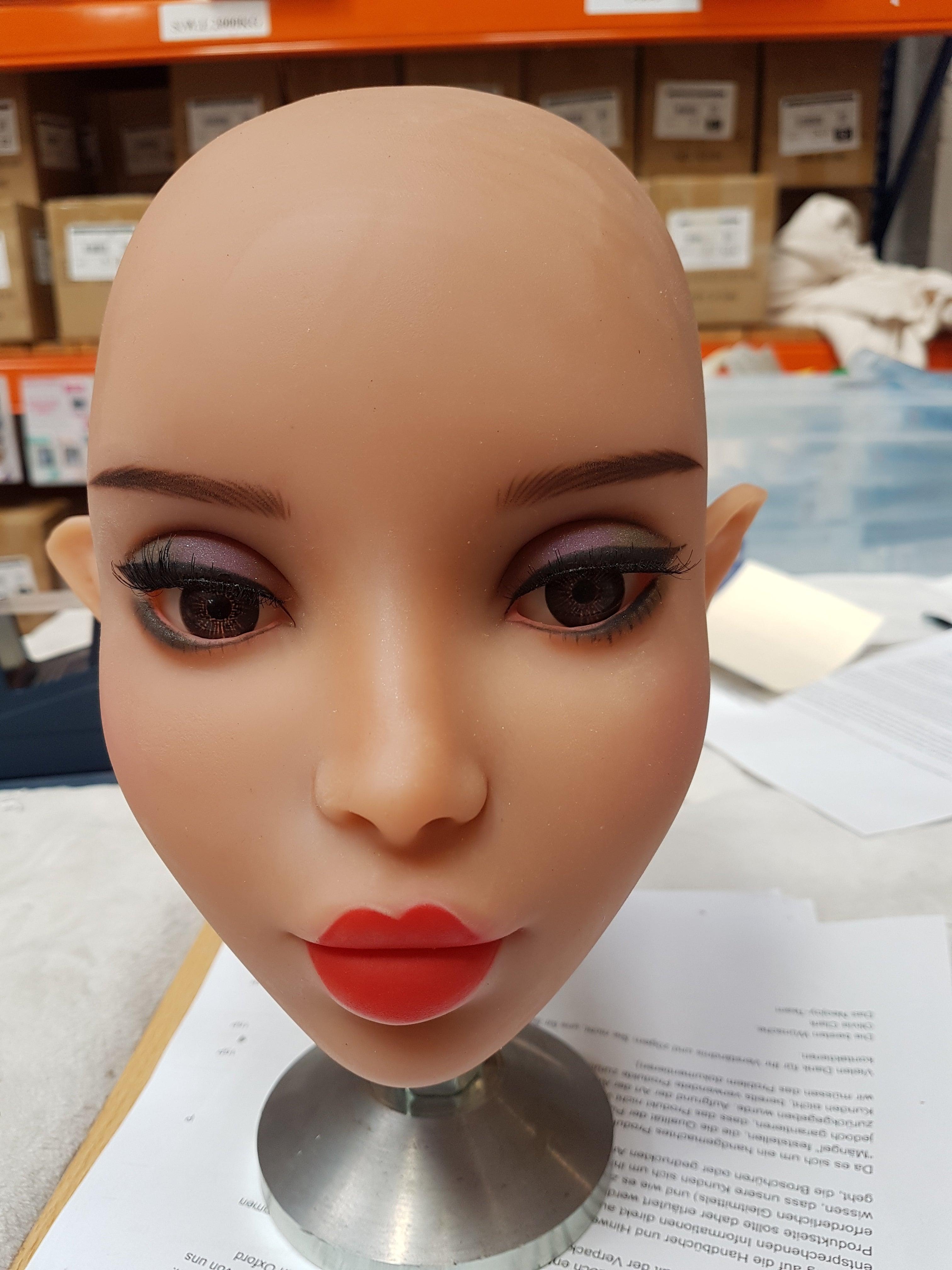 SoulMate Doll - Sophia - Sex Doll Head - Light Brown - Lucidtoys