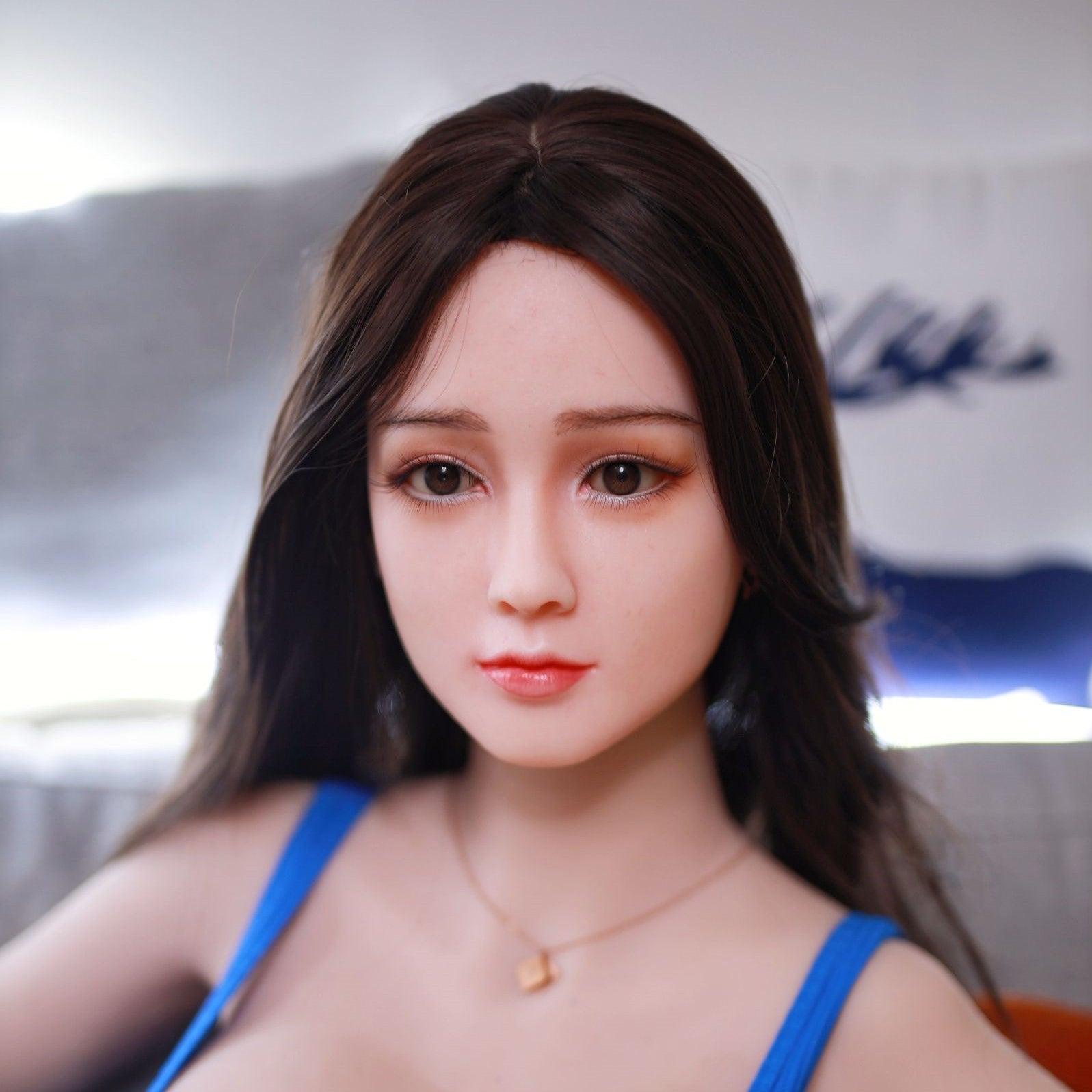 Neodoll Sugar Babe - Phoenix - Silicone Sex Doll Head - Implanted Hair - Silicone Colour - Lucidtoys