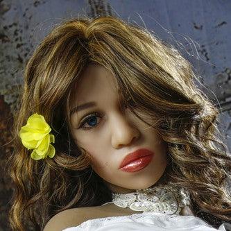 Neodoll Sugar Babe - Hayley - Sex Doll Head - Tan - Lucidtoys