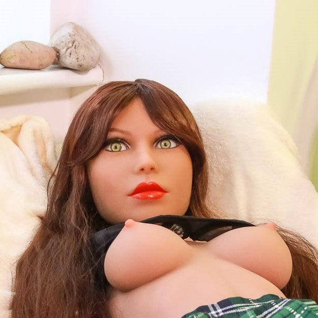 SoulMate Dolls - Sandra - Sex Doll Head - Light Brown - Lucidtoys