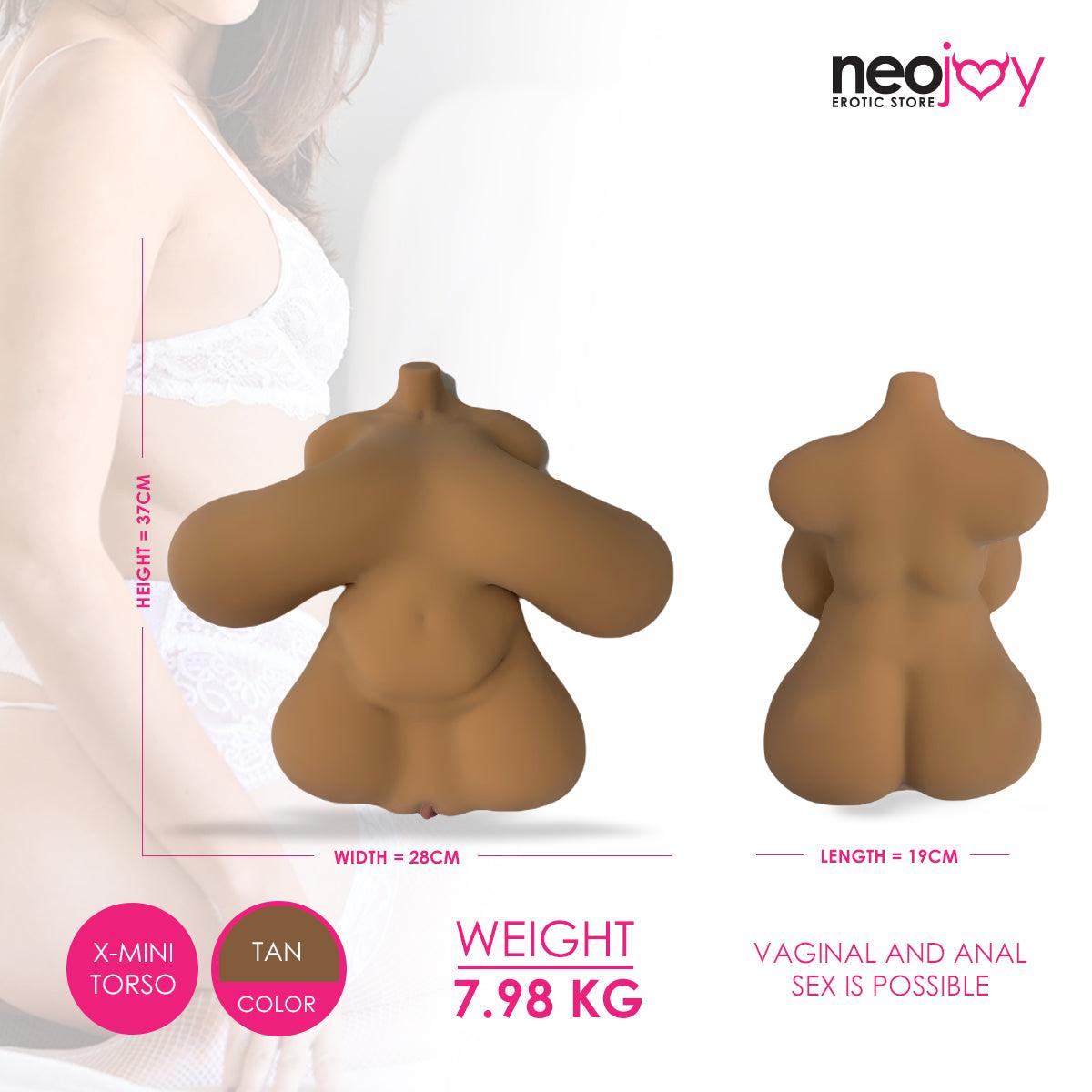 Climax - L-Mini Torso - Tan - 82.04 cm - 7.98 KG (17.6 LBS) - Lucidtoys