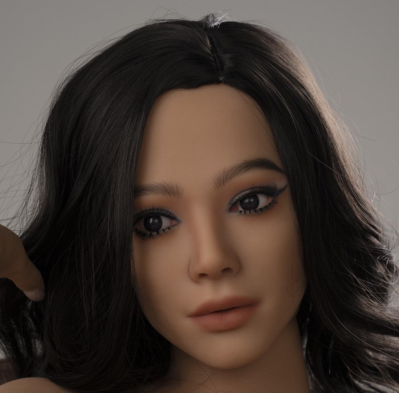 Neodoll Zelex - Sex Doll Head - M16 Compatible - Tan - Lucidtoys