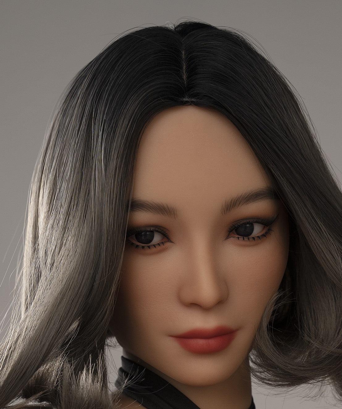 Neodoll Zelex - Sex Doll Head - M16 Compatible - Tan - Lucidtoys