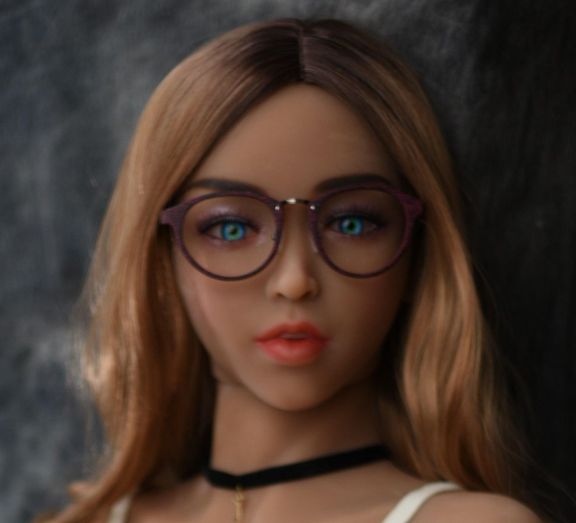 YouQ Head - Sex Doll Head- M16 Compatible - Brown - Lucidtoys