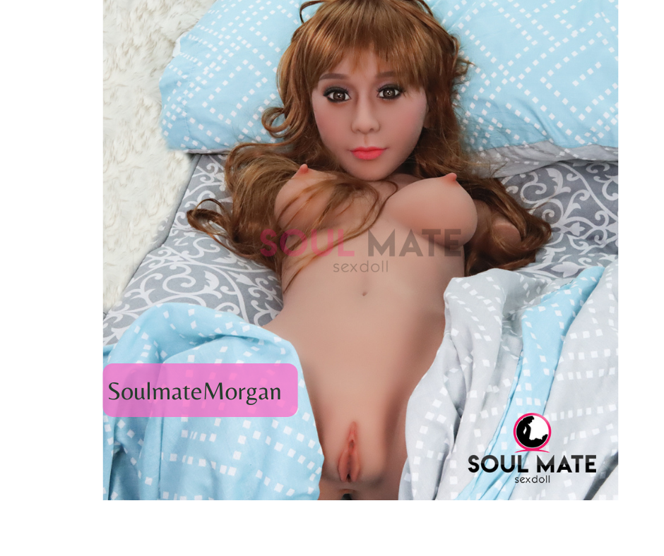 SoulMate Real Sex Doll Torso With Head - Light Brown - 13.5kg